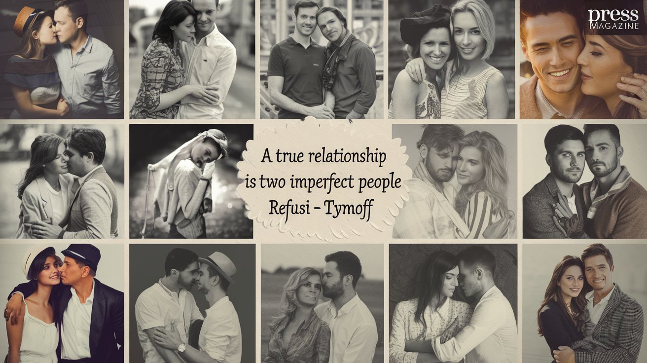 A True Relationship Is Two Imperfect People Refusi - Tymoff