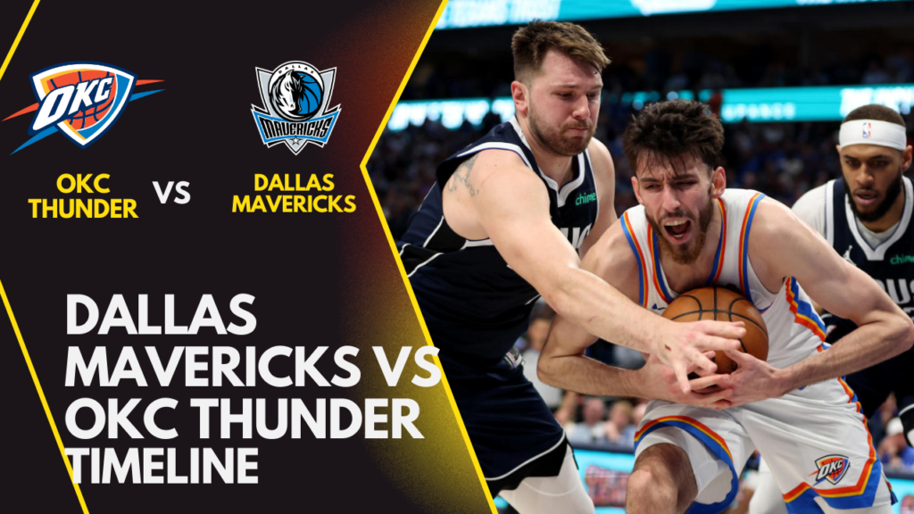 Dallas Mavericks vs OKC Thunder Timeline