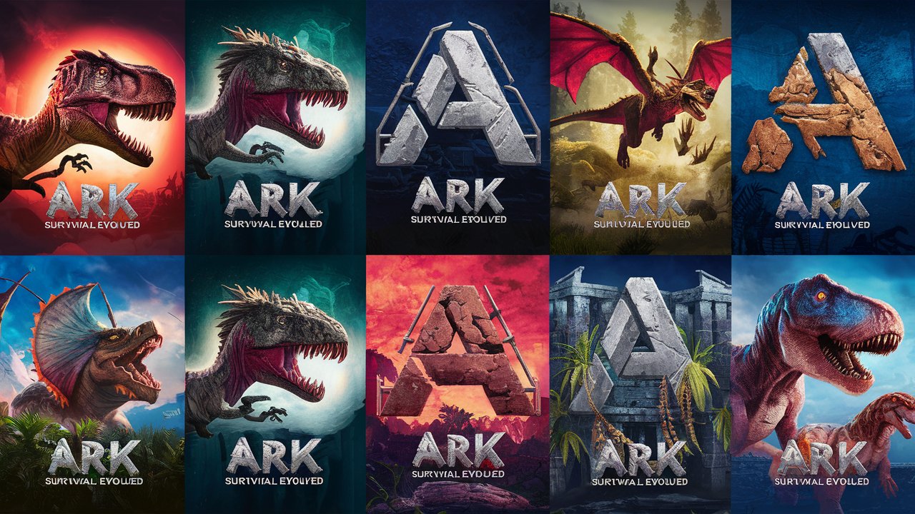 Ark: Survival Evolved (2017) game icons banners