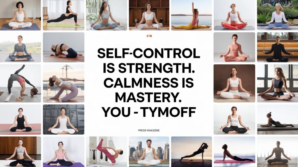 Self-Control is Strength. Calmness is Mastery. You - Tymoff