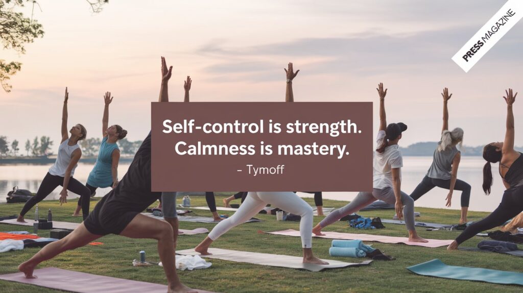 Self-Control is Strength. Calmness is Mastery. You - Tymoff