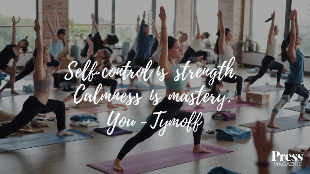 Self-Control is Strength. Calmness is Mastery. You - Tymoff