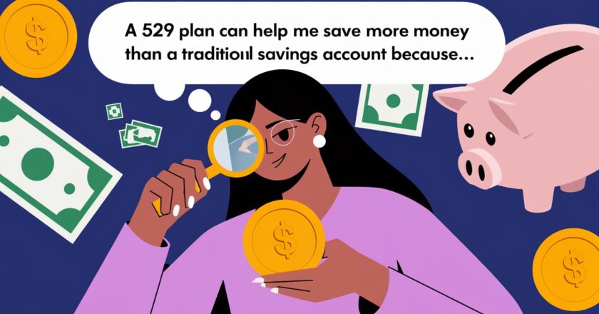 A 529 Plan Can Help You Save More Money Than a Traditional Savings Account Because…